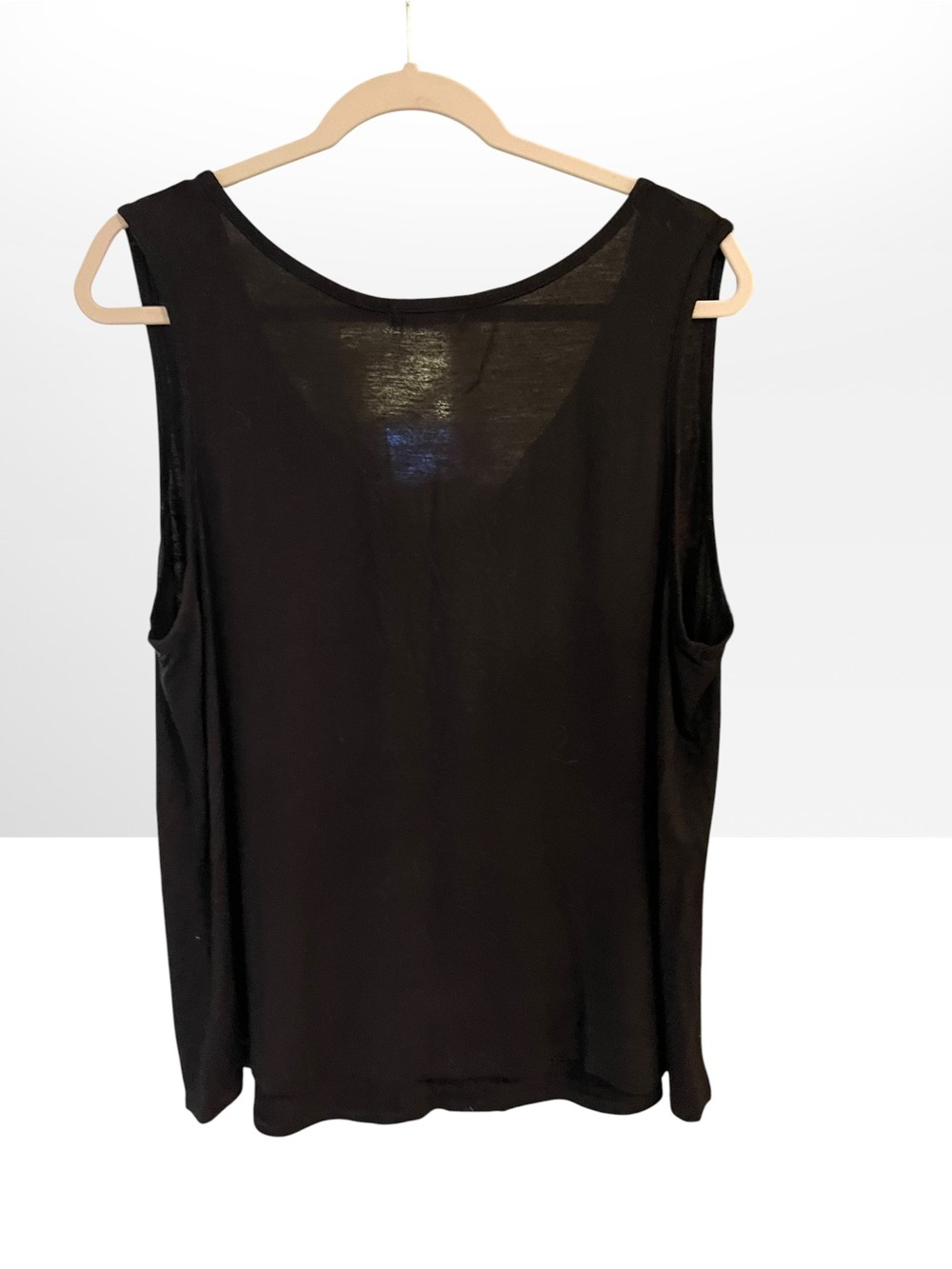 loralette Black Sleeveless Tank Top